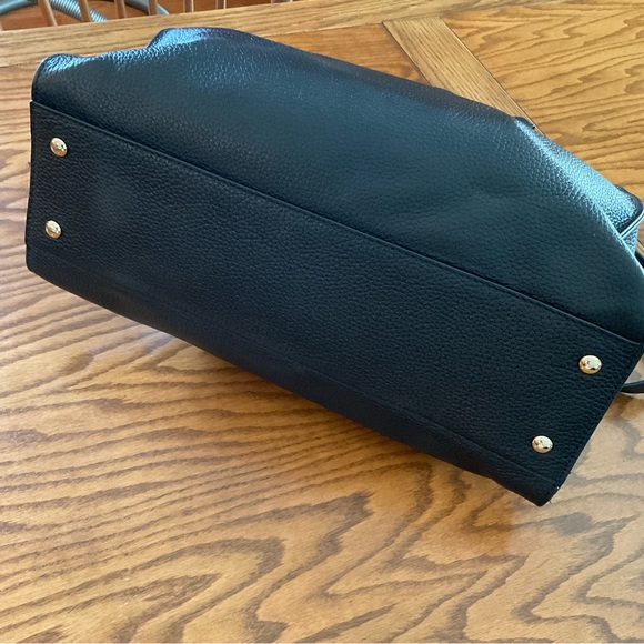 Excellent Michael Kors Hamilton Pebble Leather Shoulder/Satchel Handbag - Picture 7 of 13